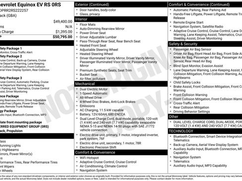 Used 2024 Chevrolet Equinox EV RS AWD/4WD image 3