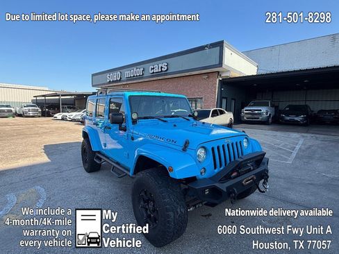 Used 2017 Jeep Wrangler Unlimited Rubicon w/ Connectivity Group AWD/4WD image 1
