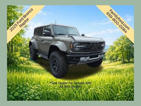 New 2025 Ford Bronco Raptor w/ Interior Carbon Fiber Pack image 1