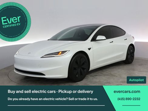 Used 2025 Tesla Model 3 Long Range AWD/4WD image 1