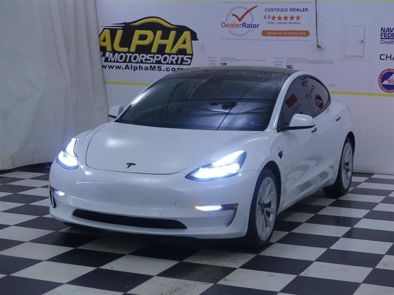 Used 2021 Tesla Model 3 Long Range AWD/4WD image 3