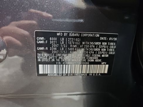 New 2026 Subaru Ascent Limited image 37