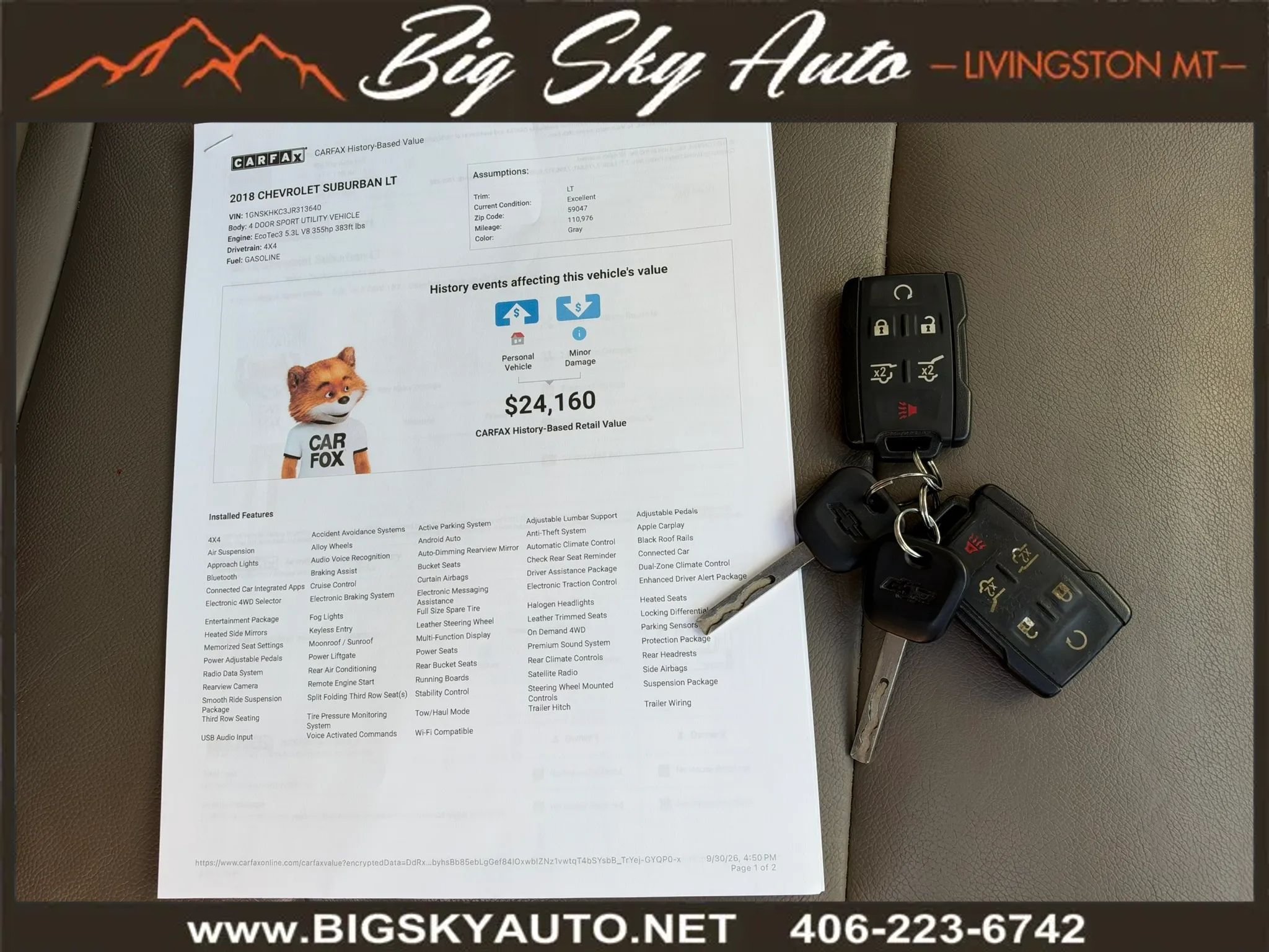 Used 2018 Chevrolet Suburban LT AWD/4WD image 27