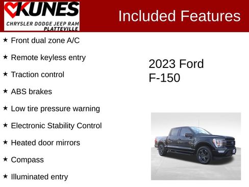 Used 2023 Ford F150 Lariat w/ Equipment Group 502A High image 2