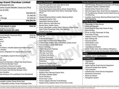 Used 2021 Jeep Grand Cherokee Limited w/ Trailer Tow Group IV image 57