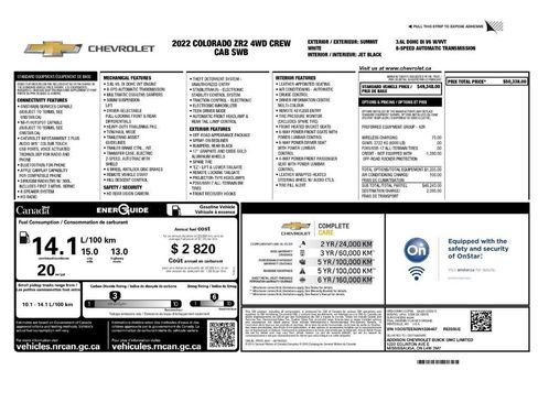 Used 2022 Chevrolet Colorado ZR2 AWD/4WD image 2