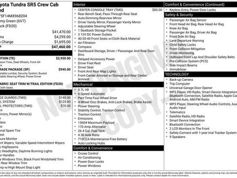 Used 2021 Toyota Tundra SR5 w/ Trail Edition AWD/4WD image 36