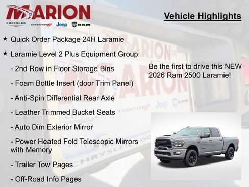New 2026 RAM 2500 Laramie AWD/4WD image 5