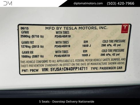 Used 2013 Tesla Model S RWD image 44