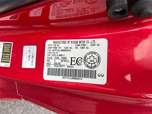 Used 2022 INFINITI Q60 Red Sport 400 image 33