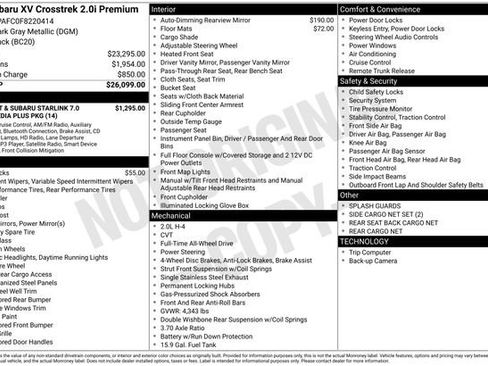 Used 2015 Subaru Crosstrek 2.0i Premium image 3