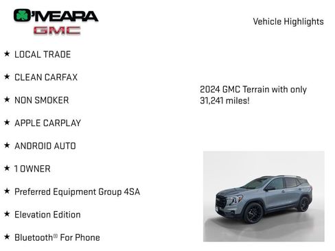 Used 2024 GMC Terrain SLT w/ Elevation Edition image 8