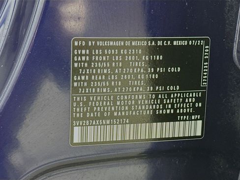 Used 2022 Volkswagen Tiguan SE w/ Panoramic Sunroof Package image 29