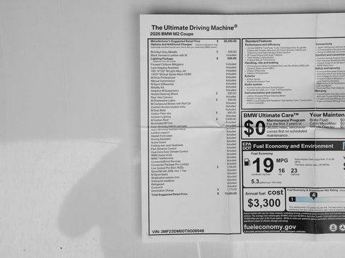 Used 2026 BMW M2 w/ Lighting Package RWD image 81