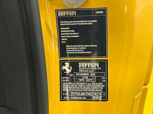 Used 2022 Ferrari F8 Tributo RWD image 16