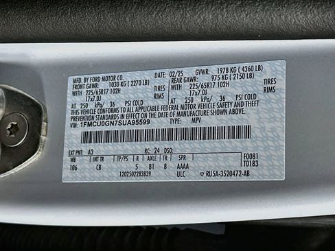 Certified 2025 Ford Escape Active w/ Tech Pack #1 FWD image 22