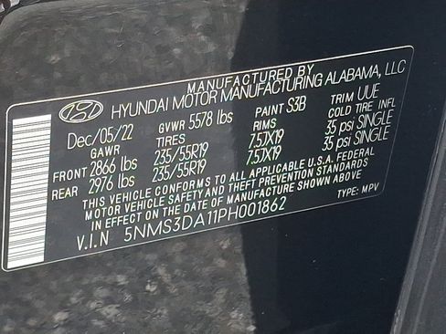 Certified 2023 Hyundai Santa Fe SEL Premium AWD/4WD image 27