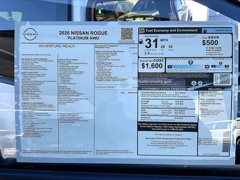 New 2026 Nissan Rogue Platinum w/ Tech Package image 18
