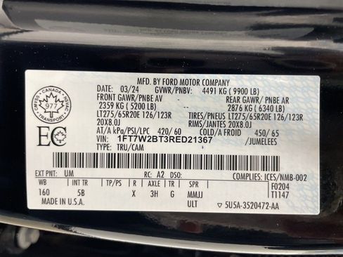 Used 2024 Ford F250 Lariat w/ Sport Appearance Package image 30