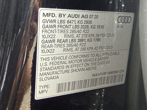 Used 2021 Audi Q8 Prestige w/ Prestige Package AWD/4WD image 37