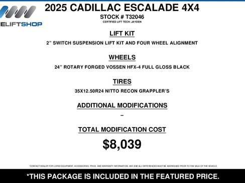 Used 2025 Cadillac Escalade Sport Platinum image 2