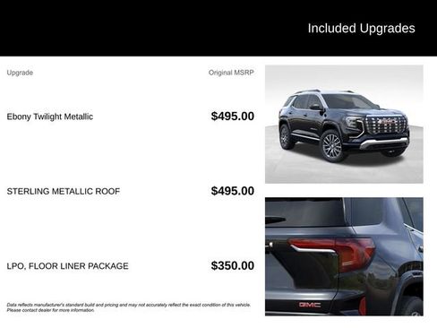 New 2026 GMC Terrain Denali w/ LPO, Floor Liner Package AWD/4WD image 6