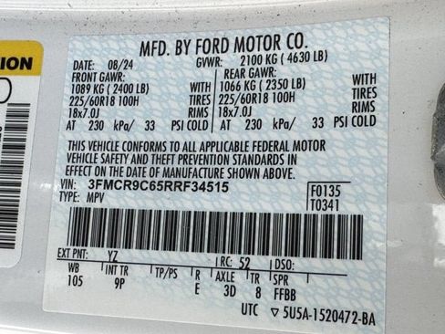 Used 2024 Ford Bronco Sport Outer Banks AWD/4WD image 34