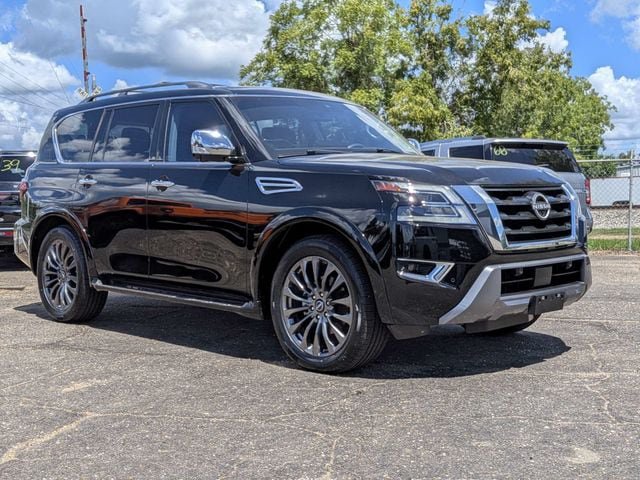 Used 2023 Nissan Armada Platinum w/ Captain's Chairs Package AWD/4WD image 2