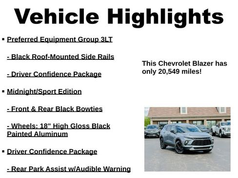 Used 2023 Chevrolet Blazer LT w/ Midnight/Sport Edition AWD/4WD image 35