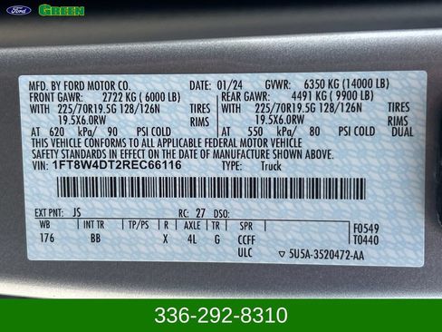Used 2024 Ford F450 Platinum w/ FX4 Off-Road Package AWD/4WD image 17