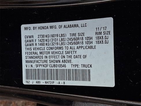 Used 2018 Honda Ridgeline Sport image 26