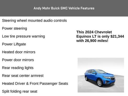 Used 2024 Chevrolet Equinox LT w/ LPO, Floor Liner Package image 8