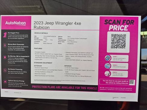 Used 2023 Jeep Wrangler Unlimited Rubicon 4xe w/ Cold Weather Group AWD/4WD image 23