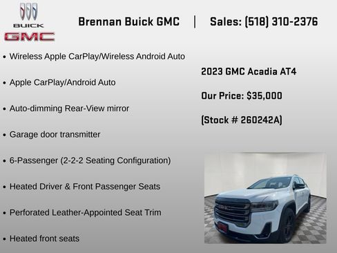 Certified 2023 GMC Acadia AT4 AWD/4WD image 12