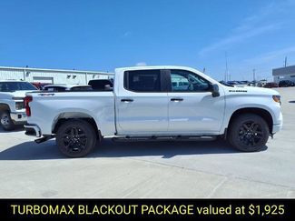 New 2026 Chevrolet Silverado 1500 Custom w/ Turbomax Blackout Package AWD/4WD video 2