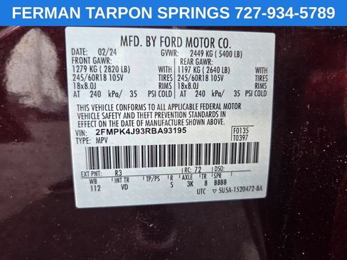 Used 2024 Ford Edge SEL AWD/4WD image 23