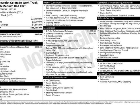 Certified 2024 Chevrolet Colorado W/T w/ WT Convenience Package AWD/4WD image 11