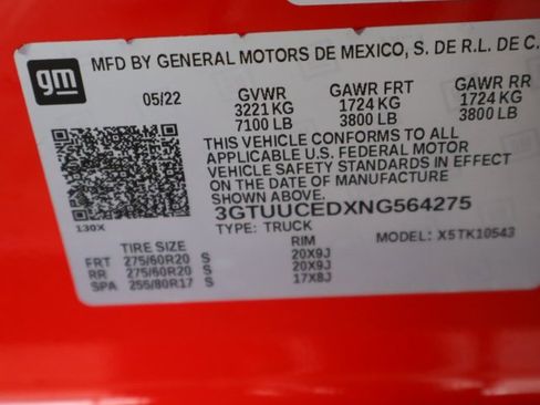 Used 2022 GMC Sierra 1500 Elevation image 53