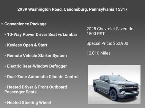 Certified 2025 Chevrolet Silverado 1500 RST w/ RST All Star Premium Package AWD/4WD image 10