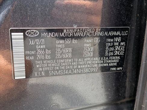 Used 2022 Hyundai Santa Fe SEL w/ Convenience + Premium Package FWD image 20