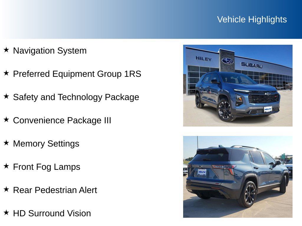 Used 2026 Chevrolet Equinox RS w/ Convenience Package III FWD image 5