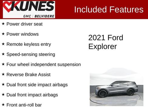 Used 2021 Ford Explorer ST w/ Equipment Group 401A AWD/4WD image 3
