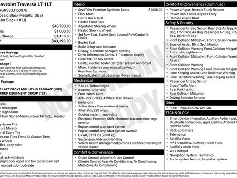 Used 2025 Chevrolet Traverse LT FWD image 2