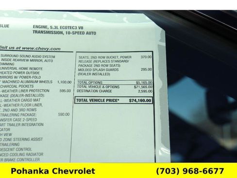 New 2026 Chevrolet Tahoe LT w/ Comfort Package image 28