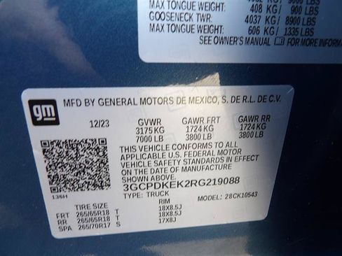 Certified 2024 Chevrolet Silverado 1500 LT AWD/4WD image 15