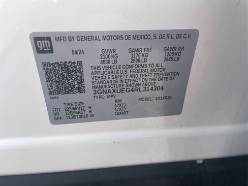 Used 2024 Chevrolet Equinox LT w/ LPO, Floor Liner Package AWD/4WD image 22