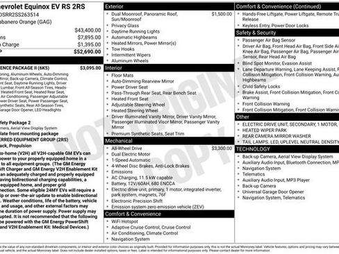 New 2025 Chevrolet Equinox EV RS w/ Convenience Package II image 4