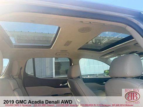 Used 2019 GMC Acadia Denali w/ LPO, Floor Liner Package AWD/4WD image 10