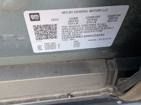 Certified 2024 Chevrolet Tahoe RST w/ Sport Performance Package image 37