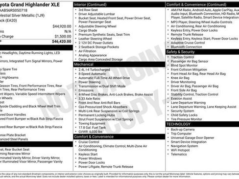Used 2024 Toyota Grand Highlander XLE image 28
